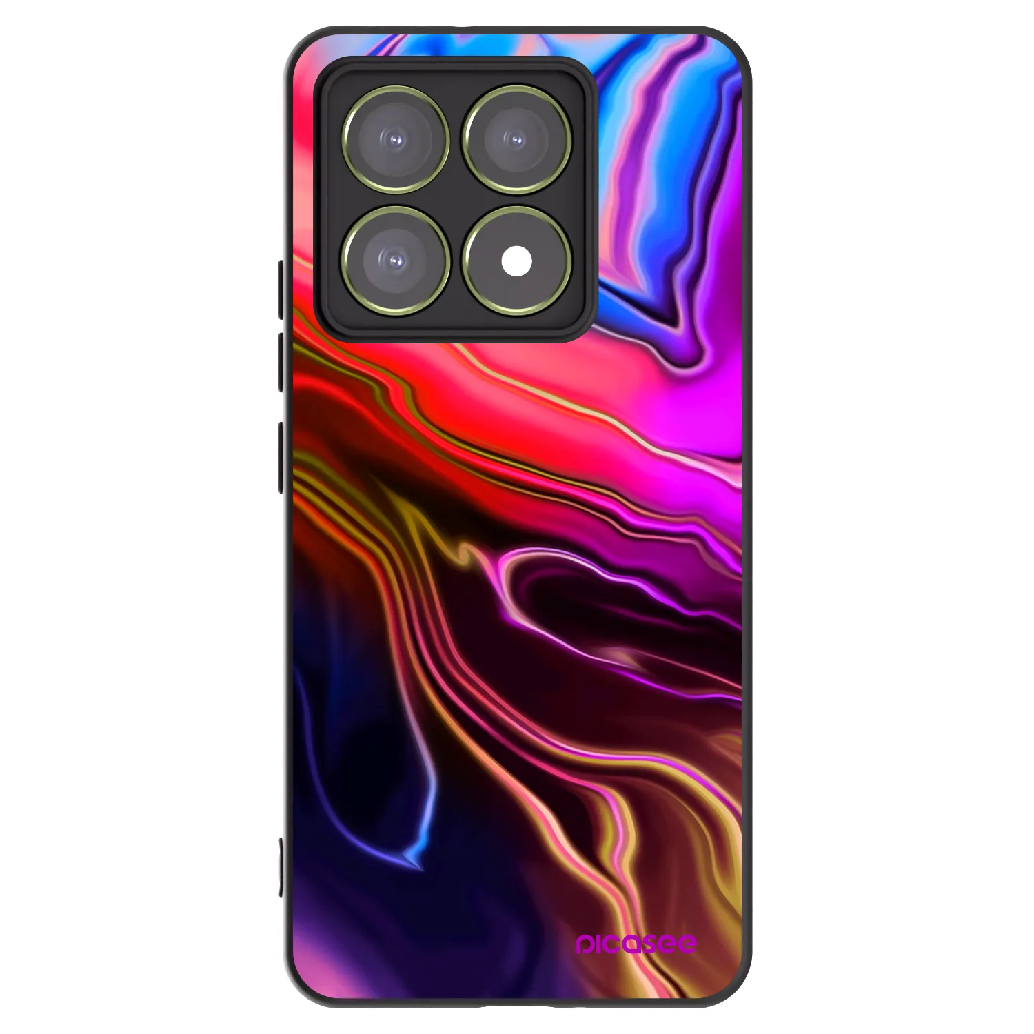 Picasee crna silikonska maskica za Xiaomi 14T - Electric