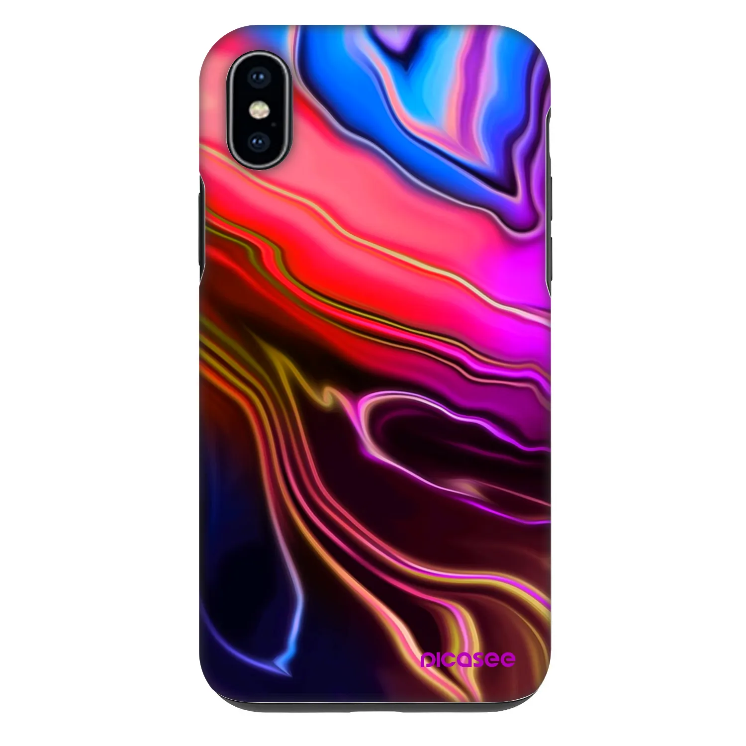 Picasee Fashion Case za Apple iPhone XS Max - Electric