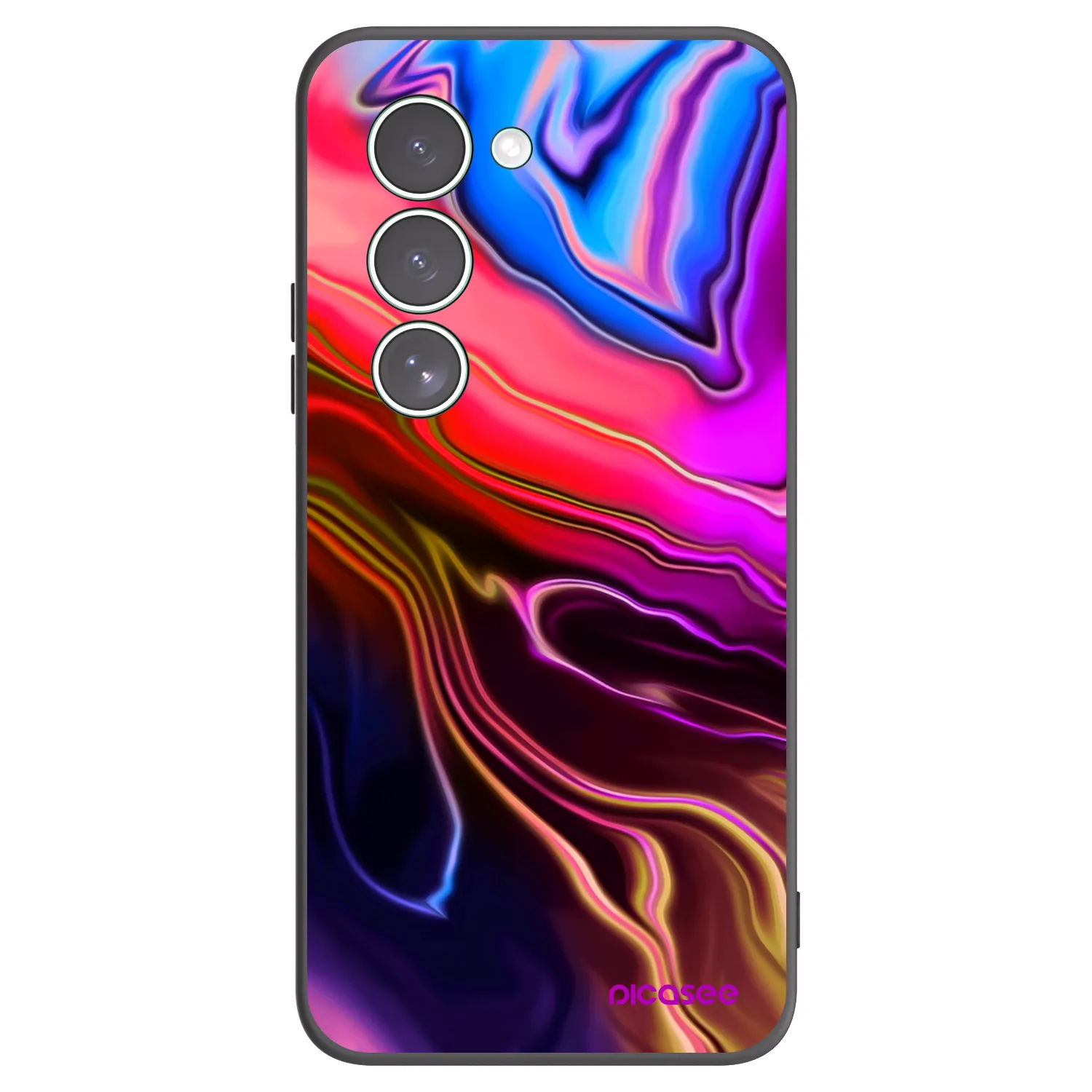 Picasee crna silikonska maskica za Xiaomi Redmi 15 5G - Electric
