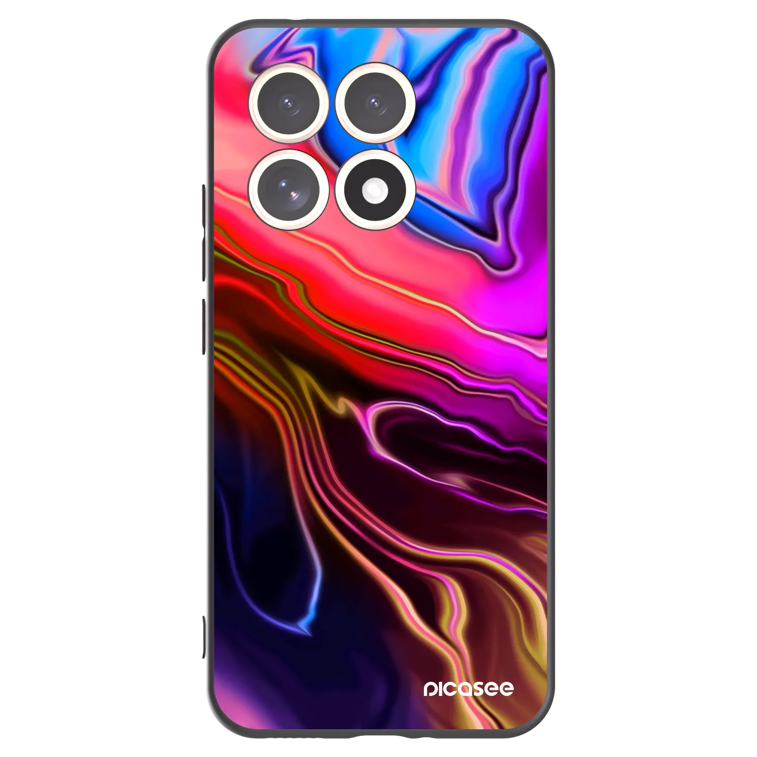 Picasee crna silikonska maskica za Xiaomi 15T - Electric
