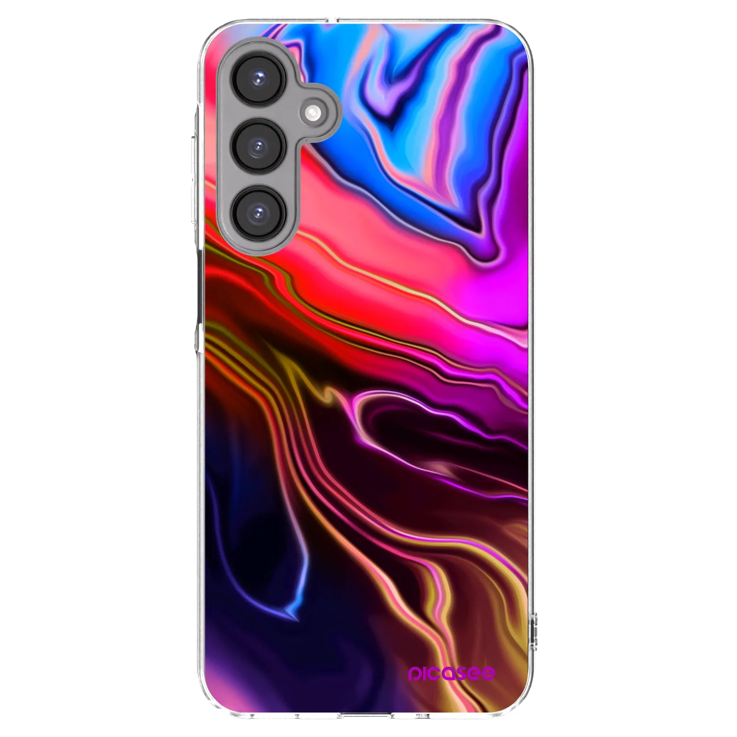 Picasee silikonska prozirna maskica za Samsung Galaxy A16 4G - Electric