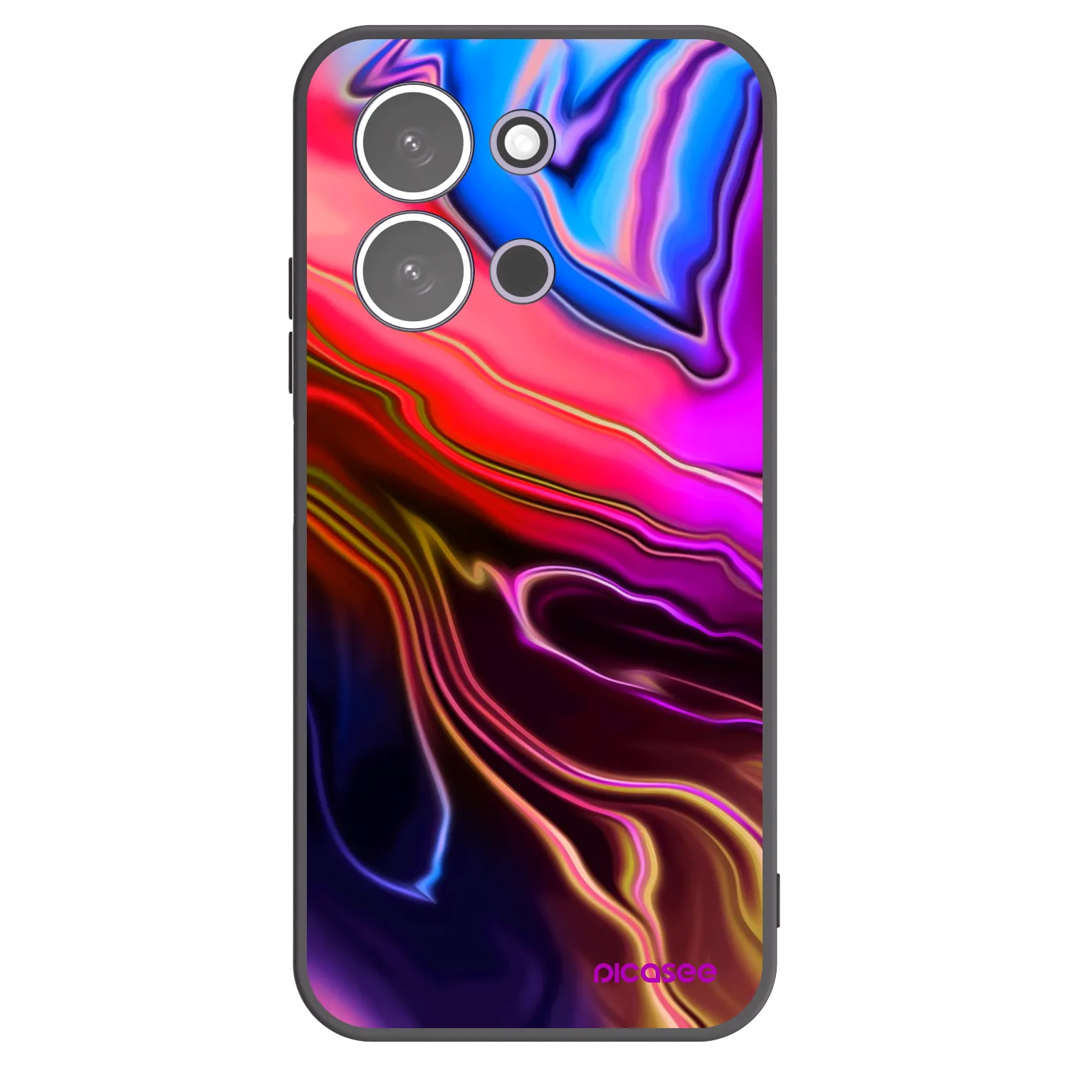 Picasee crna silikonska maskica za Xiaomi Redmi 15C 5G - Electric