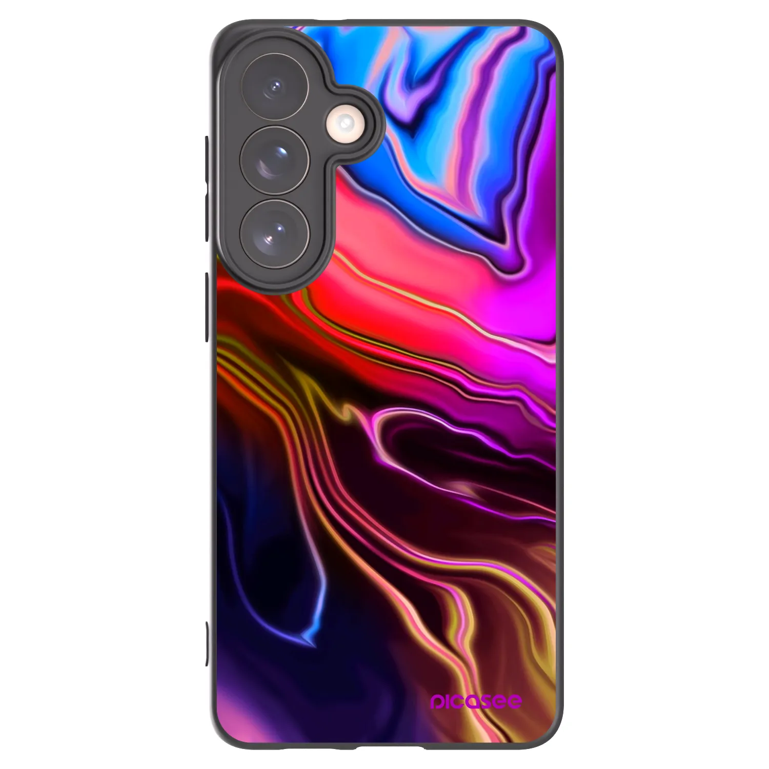 Picasee crna silikonska maskica za Samsung Galaxy S26+ - Electric