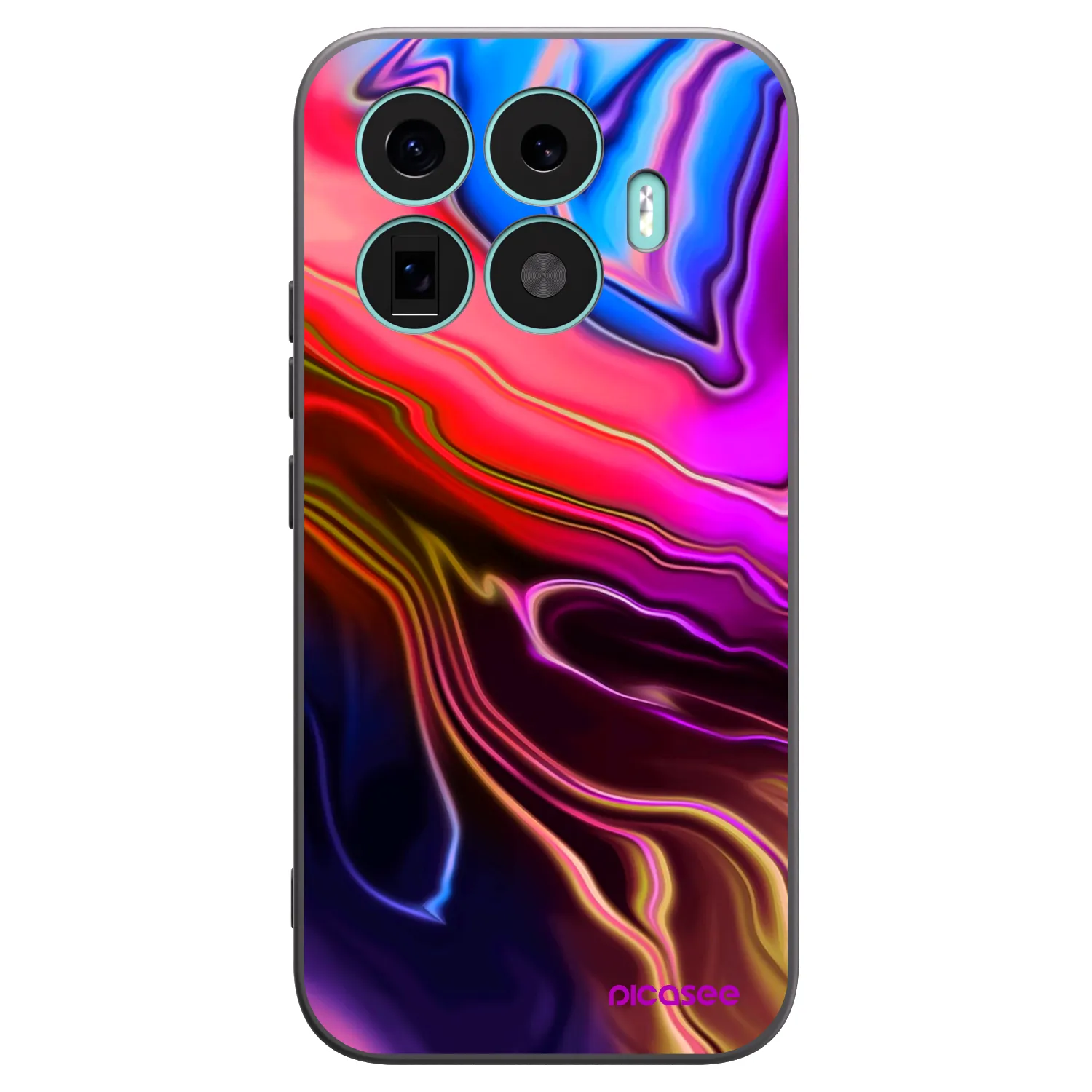 Picasee crna silikonska maskica za Xiaomi 17T - Electric