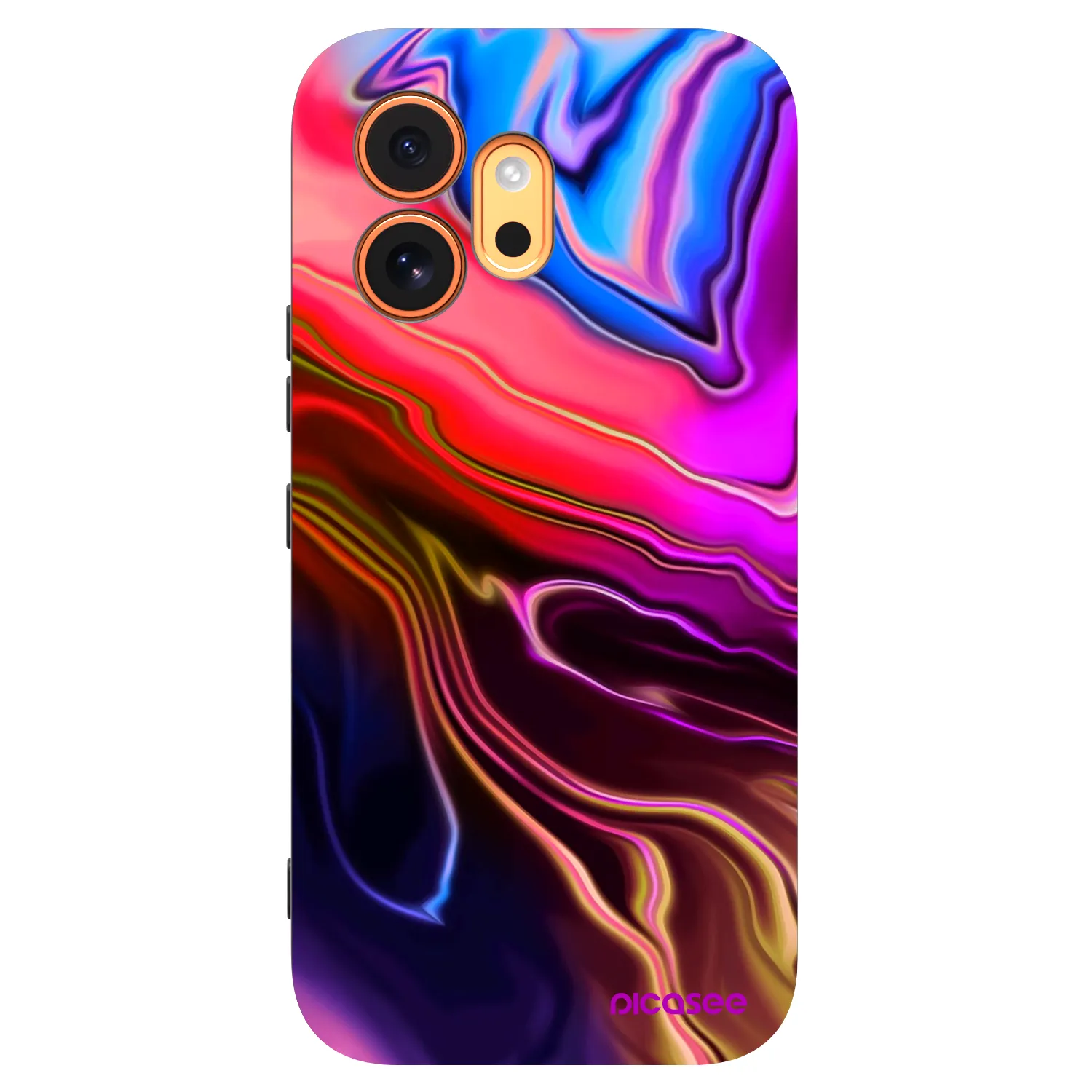 Picasee crna silikonska maskica za Honor 600 - Electric