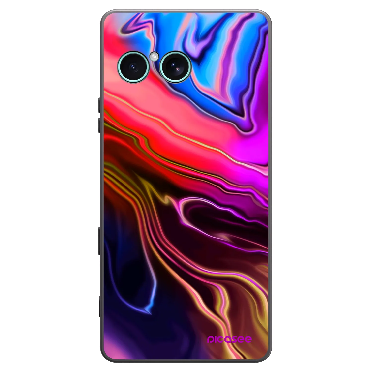 Picasee crna silikonska maskica za Sony Xperia 10 VII - Electric