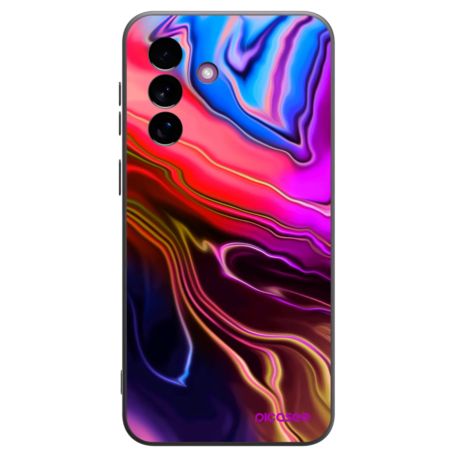 Picasee crna silikonska maskica za Samsung Galaxy A37 - Electric