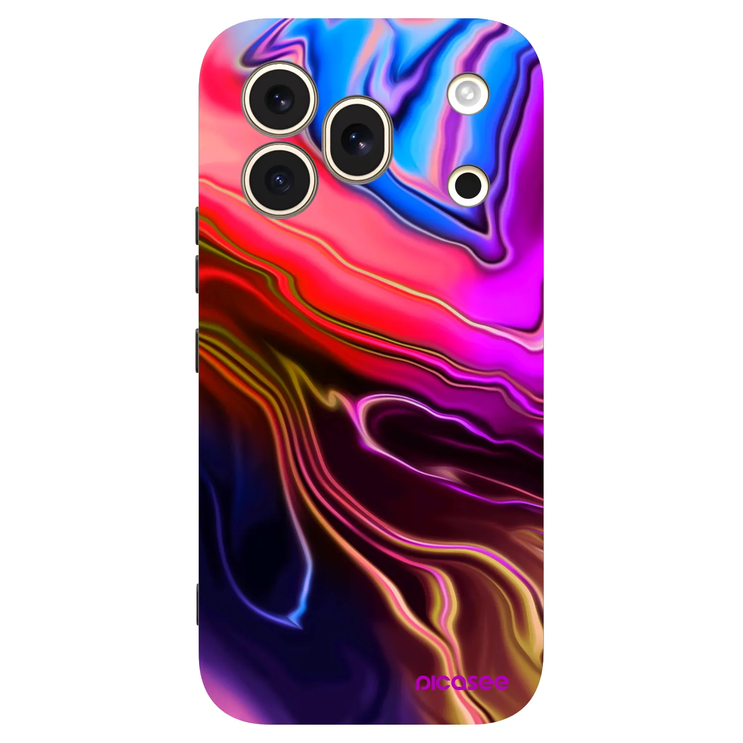 Picasee crna silikonska maskica za Honor 600 Pro - Electric
