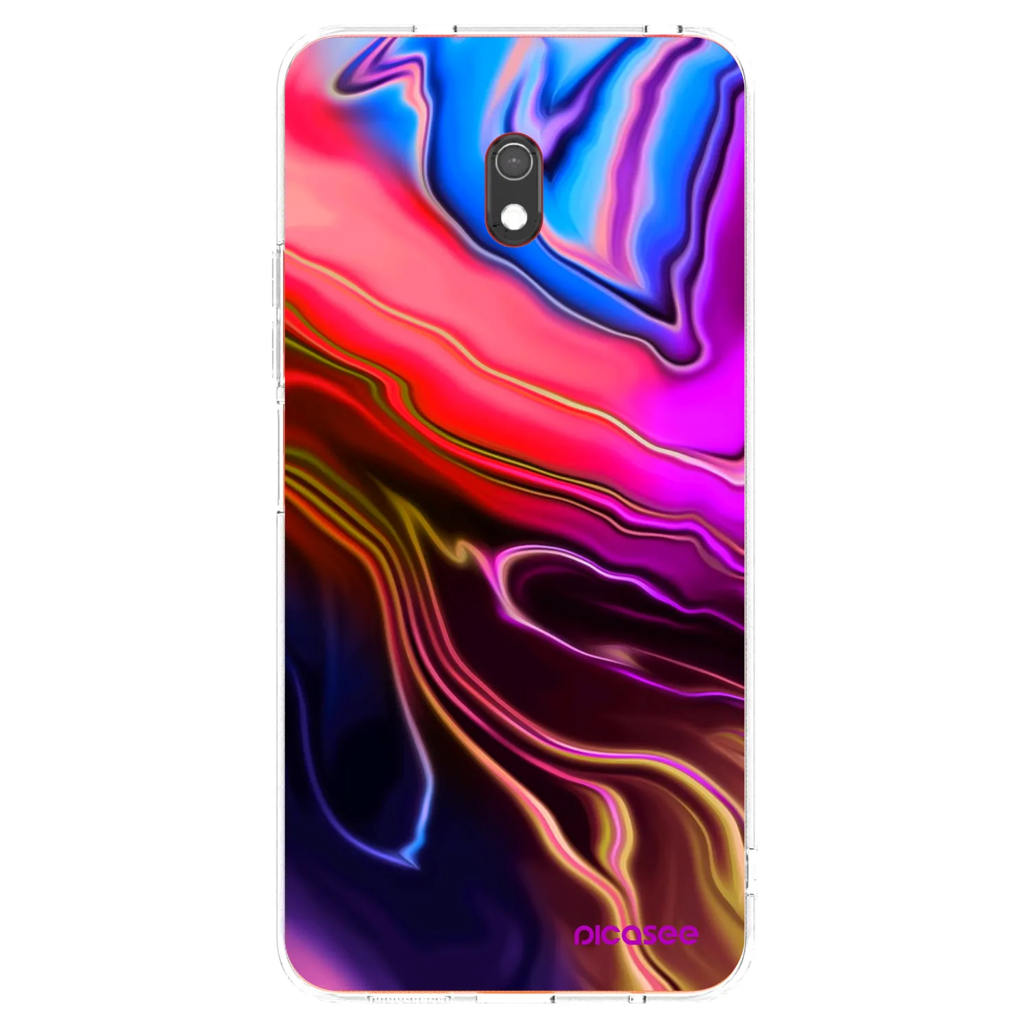 Picasee silikonska prozirna maskica za Xiaomi Redmi 8A - Electric