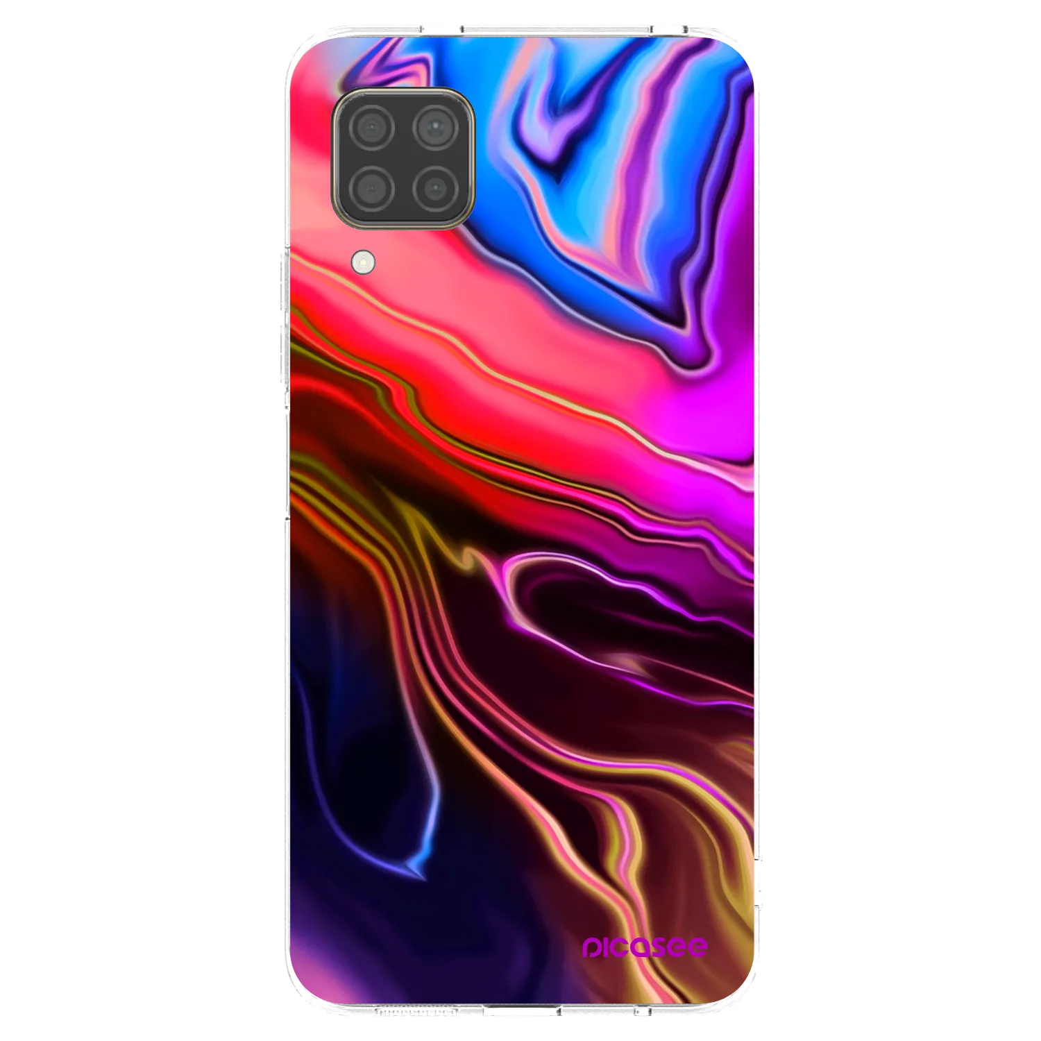 Picasee silikonska prozirna maskica za Huawei P40 Lite - Electric