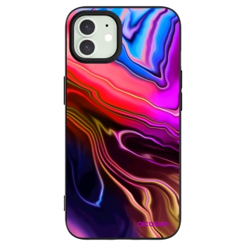 Picasee crna silikonska maskica za Apple iPhone 12 - Electric