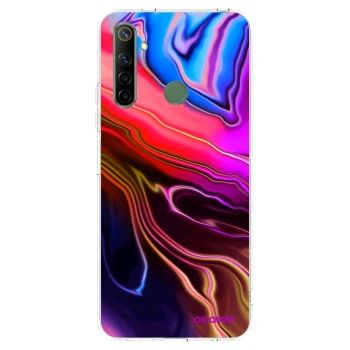 Picasee silikonska prozirna maskica za Realme 6i - Electric