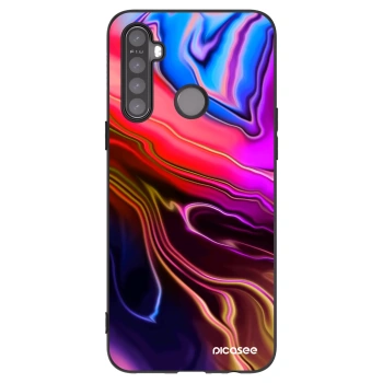 Picasee crna silikonska maskica za Realme 6i - Electric