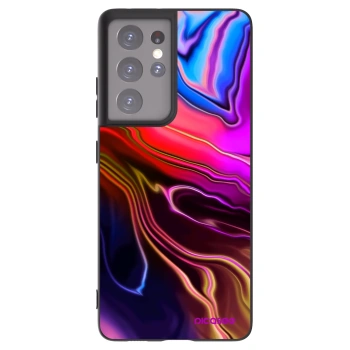 Picasee crna silikonska maskica za Samsung Galaxy S21 Ultra 5G G998B - Electric