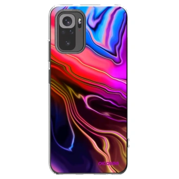 Picasee silikonska prozirna maskica za Xiaomi Redmi Note 10S - Electric