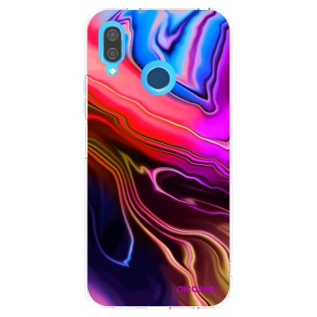 Picasee silikonska prozirna maskica za Huawei P20 Lite - Electric