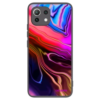 Picasee crna silikonska maskica za Xiaomi Mi 11 Lite - Electric