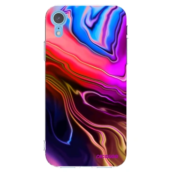 Picasee silikonska prozirna maskica za Apple iPhone XR - Electric