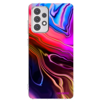 Picasee silikonska prozirna maskica za Samsung Galaxy A52s 5G A528B - Electric