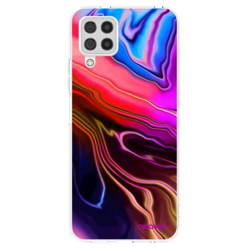 Picasee silikonska prozirna maskica za Samsung Galaxy A22 A225F 4G - Electric