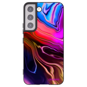 Picasee crna silikonska maskica za Samsung Galaxy S22 5G - Electric