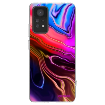 Picasee silikonska prozirna maskica za Xiaomi Redmi Note 11 Pro 5G - Electric