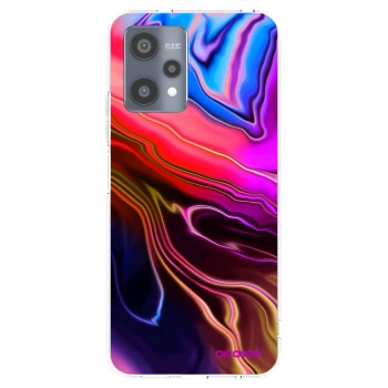 Picasee silikonska prozirna maskica za Realme 9 Pro 5G - Electric
