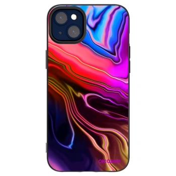 Picasee crna silikonska maskica za Apple iPhone 14 Plus - Electric