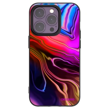 Picasee crna silikonska maskica za Apple iPhone 14 Pro - Electric