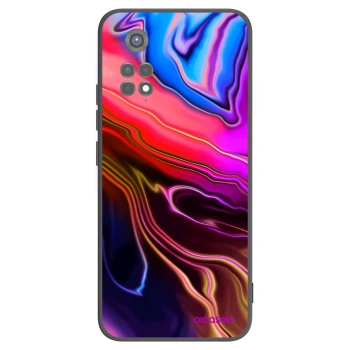 Picasee crna silikonska maskica za Xiaomi Redmi Note 11S 5G - Electric