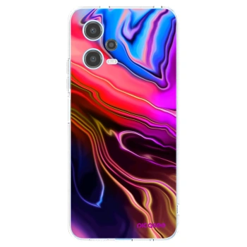 Picasee silikonska prozirna maskica za Xiaomi Redmi Note 12 5G - Electric