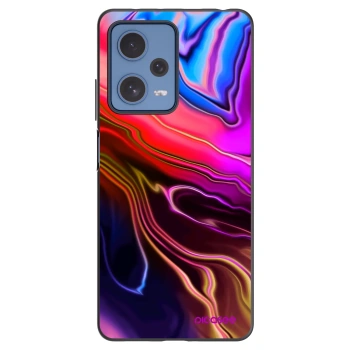 Picasee crna silikonska maskica za Xiaomi Redmi Note 12 Pro 5G - Electric