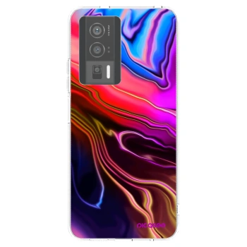 Picasee silikonska prozirna maskica za Xiaomi Poco F5 Pro 5G - Electric