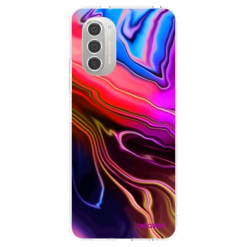 Picasee silikonska prozirna maskica za Motorola Moto G51 - Electric