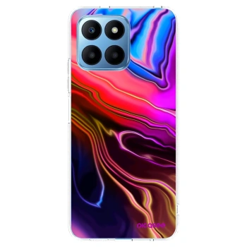 Picasee silikonska prozirna maskica za Honor 70 Lite - Electric