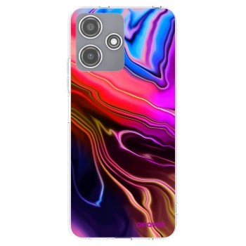 Picasee silikonska prozirna maskica za Xiaomi Redmi 12 5G - Electric