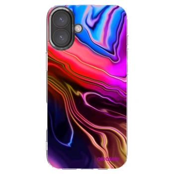 Picasee silikonska prozirna maskica za Apple iPhone 16 Plus - Electric