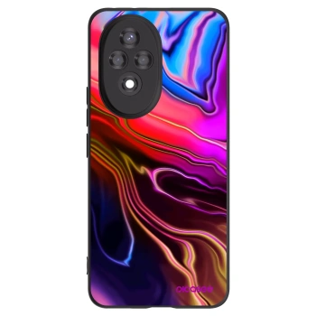 Picasee crna silikonska maskica za Honor 200 Pro 5G - Electric