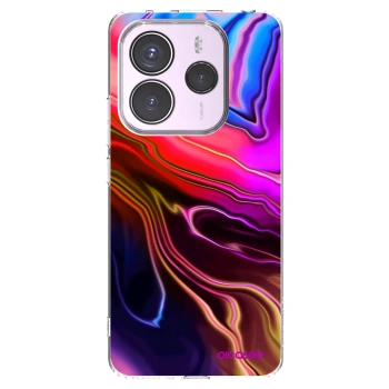 Picasee silikonska prozirna maskica za Xiaomi Redmi Note 14 5G - Electric