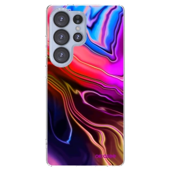 Picasee silikonska prozirna maskica za Samsung Galaxy S25 Ultra 5G - Electric