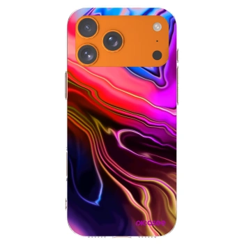 Picasee silikonska prozirna maskica za Apple iPhone 17 Pro Max - Electric