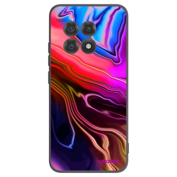 Picasee crna silikonska maskica za OnePlus 13R 5G - Electric