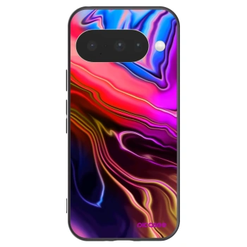 Picasee crna silikonska maskica za Google Pixel 10 - Electric