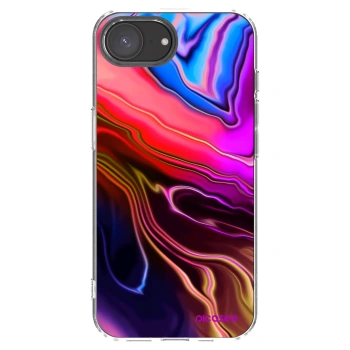 Picasee silikonska prozirna maskica za Apple iPhone 17e - Electric