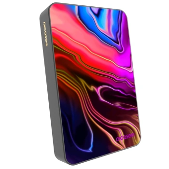 Picasee Prijenosni punjač s MagSafe 10 000 mAh Sivo - Electric