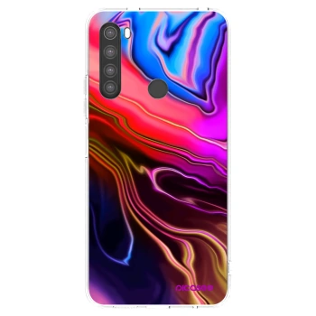 Picasee silikonska prozirna maskica za Xiaomi Redmi Note 8 - Electric