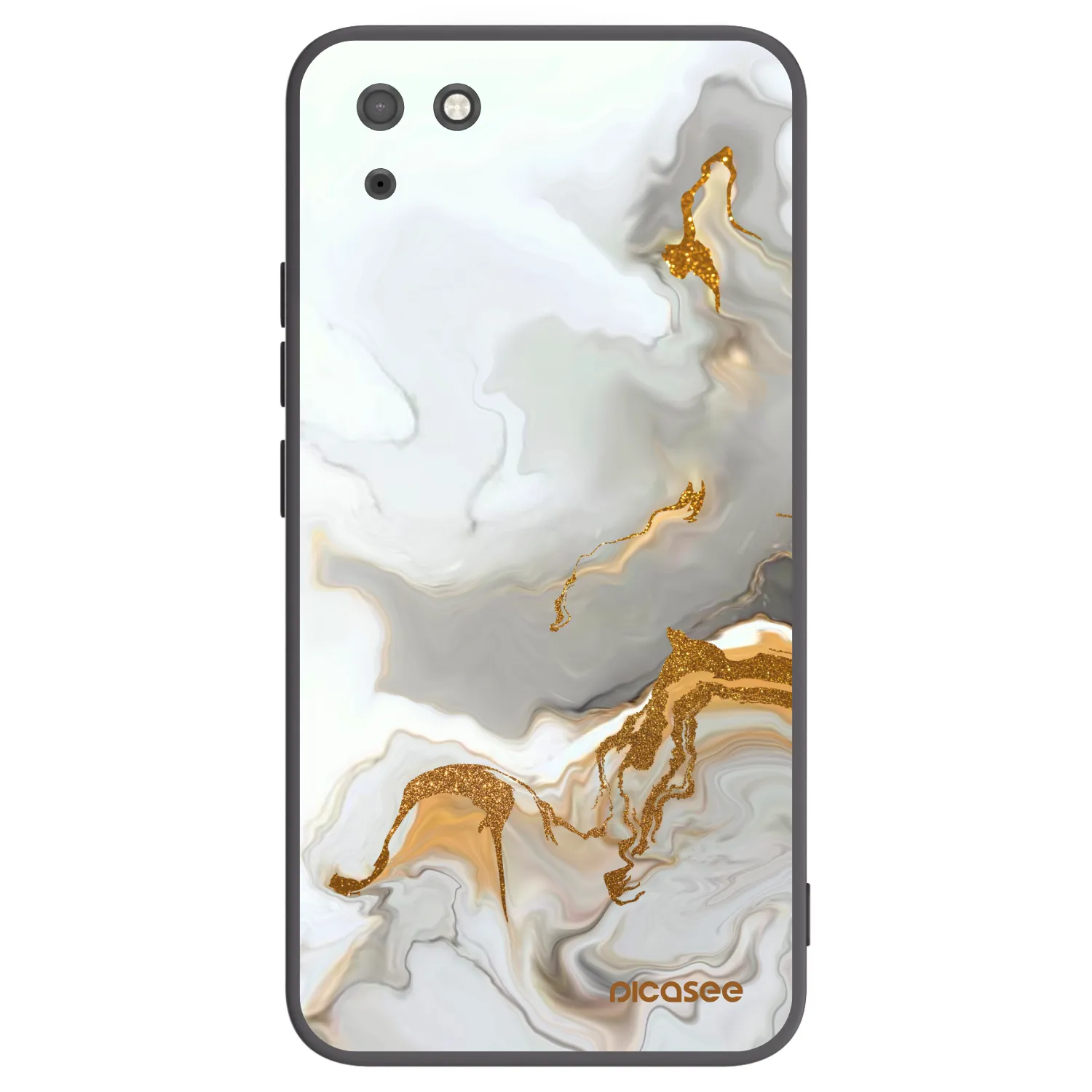 Picasee crna silikonska maskica za Huawei Y5P - Her