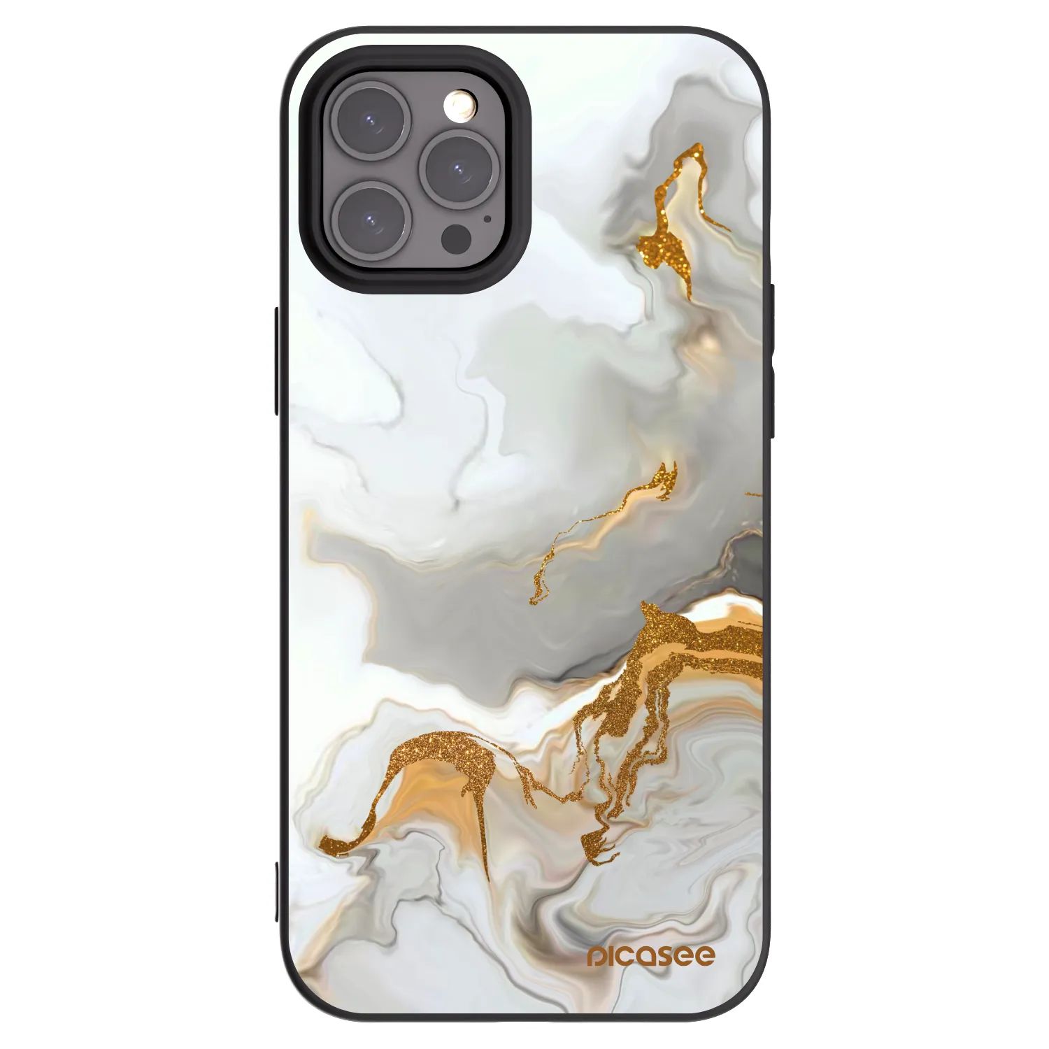 Picasee crna silikonska maskica za Apple iPhone 12 Pro Max - Her