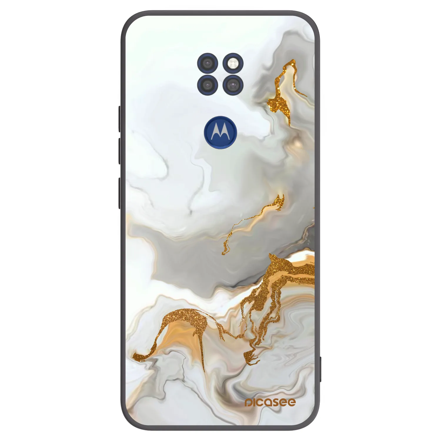 Picasee crna silikonska maskica za Motorola Moto G9 Play - Her