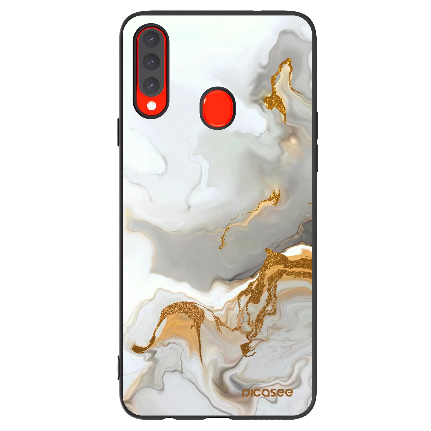 Picasee crna silikonska maskica za Samsung Galaxy A20s - Her